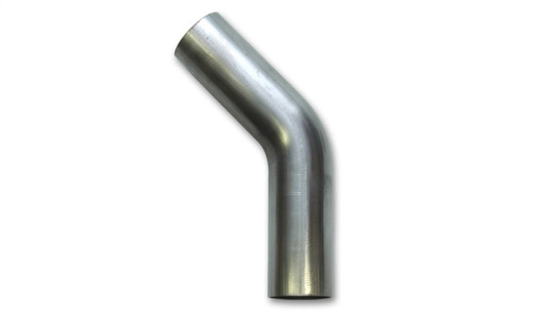 Vibrant 1.875in OD T304 SS 45 Deg Mandrel Bend 6in Leg Length (3in Centerline Radius)