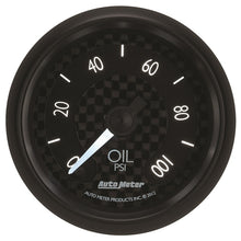 Laden Sie das Bild in den Galerie-Viewer, Autometer GT Series 52mm Full Sweep Electronic 0-100 PSI Oil Pressure Gauge