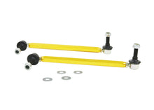 Carica l&#39;immagine nel visualizzatore di Gallery, Whiteline 18-19 Kia Stinger Front Sway Bar Link Assembly Heavy Duty Adjustable Steel Ball