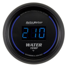 Charger l&#39;image dans la galerie, Autometer Cobalt Digital 52.4mm Black 0-300 deg F Water Temperature Gauge