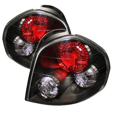 Carica l&#39;immagine nel visualizzatore di Gallery, Spyder Hyundai Santa Fe 01-06 (01-04 Model use 3 Bulbs only)Euro Tail Lights Blk ALT-YD-HYSF01-BK