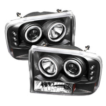 Load image into Gallery viewer, Spyder Ford F250 Super Duty 99-04 Projector Version 2 CCFL Halo LED Blk PRO-YD-FF25099-1P-G2-CCFL-BK