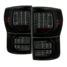 Charger l&#39;image dans la galerie, Xtune Toyota Tundra 07-13 LED Tail Lights Black Smoked ALT-JH-TTU07-LED-G2-BSM