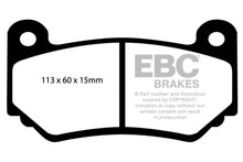 Carica l&#39;immagine nel visualizzatore di Gallery, EBC AP Racing CP7600 Caliper Redstuff Brake Pads