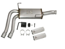 Carica l&#39;immagine nel visualizzatore di Gallery, aFe Rebel Series CB Middle-Side Exit SS Exhaust w/ Polished Tips 09-16 GM Silverado/Sierra V6/V8