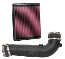 Cargar imagen en el visor de la galería, Airaid 17-18 GMC Sierra/Yukon V8-6.2L F/I Jr Intake Kit - Oiled / Red Media