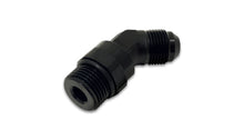 Cargar imagen en el visor de la galería, Vibrant -8AN Male to Male -8AN Straight Cut 45 Degree Adapter Fitting - Anodized Black