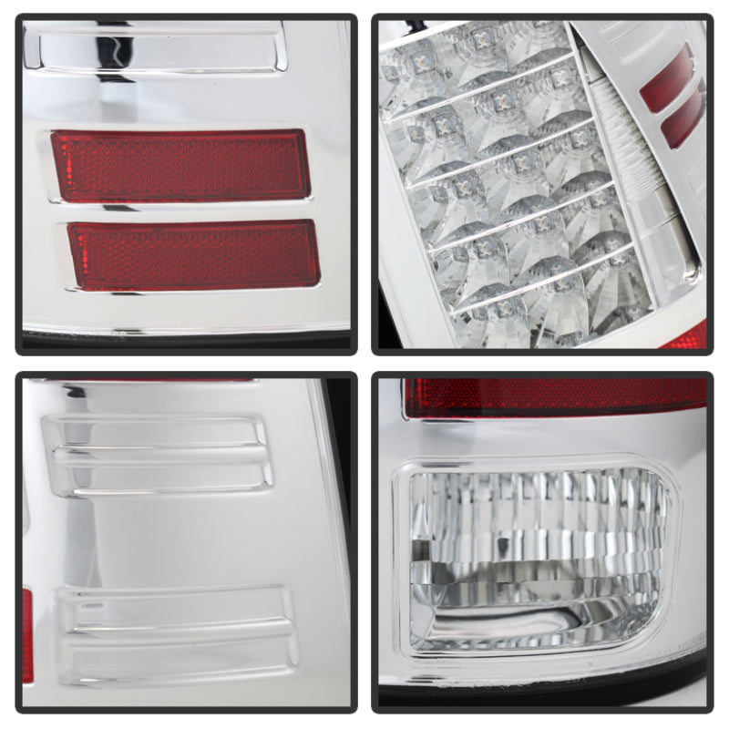 Spyder Dodge Ram 1500 13-14/Ram 2500 13-14 LED Tail Lights LED Model only - Chrm ALT-YD-DRAM13-LED-C