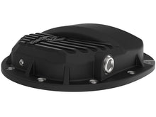 Laden Sie das Bild in den Galerie-Viewer, aFe Pro Series AAM 9.5/9.76 Rear Diff Cover Black w/Mach Fins &amp; Oil 14-19 GM Silverado/Sierra 1500