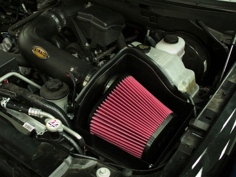 Airaid 2010 Ford F-150 Raptor 5.4L CAD Intake System w/ Tube (Oiled / Red Media)