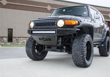 Cargar imagen en el visor de la galería, N-Fab M-RDS Front Bumper 06-17 Toyota FJ Cruiser - Tex. Black w/Silver Skid Plate