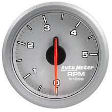 Cargar imagen en el visor de la galería, Autometer Airdrive 2-1/6in Tachometer Gauge 0-5K RPM - Silver