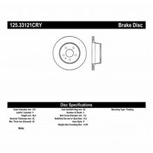 Cargar imagen en el visor de la galería, Centric 08-15 Audi TT Quattro Premium Rear CryoStop Brake Rotor