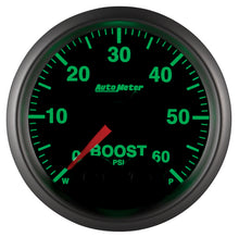 Laden Sie das Bild in den Galerie-Viewer, Autometer Elite 52mm 0-60 PSI Boost Peak &amp; Warn w/ Electronic Control Gauge