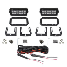 Laden Sie das Bild in den Galerie-Viewer, Westin HDX Flush Mount B-FORCE LED Light Kit (Set of 2) w/wiring harness - Black