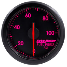 Cargar imagen en el visor de la galería, Autometer Airdrive 2-1/6in Fuel Pressure Gauge 0-100 PSI - Black