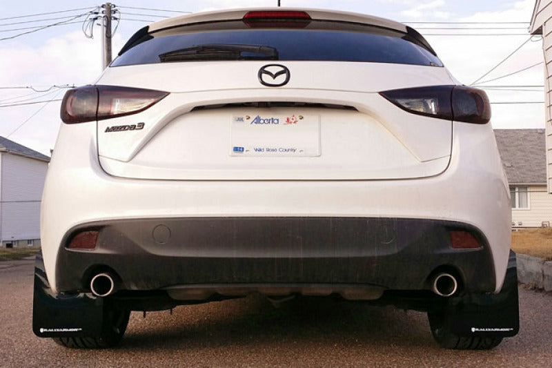 Rally Armor 2014+ Mazda 3 Red Mud Flap W/ White Logo