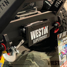 Laden Sie das Bild in den Galerie-Viewer, Westin Winch Mount License Plate Re-locator - Black