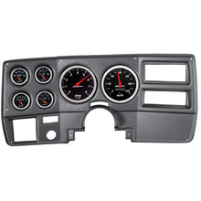 Laden Sie das Bild in den Galerie-Viewer, Autometer Designer Black 73-83 Chevy Truck / Suburban Dash Kit 6pc Tach/ MPH/ Fuel/ Oil/ WTMP/ Volt