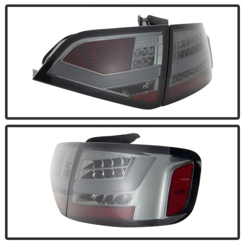 Spyder Audi A4 09-12 4Dr LED Tail Lights Incandescent ModelSmke ALT-YD-AA409-LED-SM