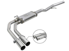 Carica l&#39;immagine nel visualizzatore di Gallery, aFe Rebel Series 3in-2.5in 409 SS Cat-Back Exhaust 09-18 GM Silverado/Sierra 1500 V6-4.3L / V8-4.6L