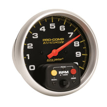 गैलरी व्यूवर में इमेज लोड करें, Autometer Pro-Comp 5 inch 10K RPM with Peak Memory  In-Dash Tachometer