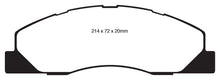 Cargar imagen en el visor de la galería, EBC 09-11 Dodge Ram 2500 Pick-up 5.7 2WD/4WD Greenstuff Front Brake Pads