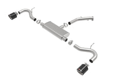 Charger l&#39;image dans la galerie, aFe Takeda 2.5in 409 SS Axle-Back Exhaust System Carbon Fiber 18-20 Hyundai Elantra GT L4-1.6L(t)