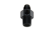 Cargar imagen en el visor de la galería, Vibrant -8AN Male to 1/4in NPT Male Union Adapter Fitting w/ 1/8in NPT Port