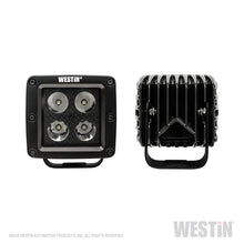 Cargar imagen en el visor de la galería, Westin HyperQ LED Auxiliary Lights 3in x 3in cube 20w Flood - Black