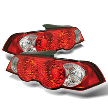 Cargar imagen en el visor de la galería, Spyder Acura RSX 02-04 LED Tail Lights Red Clear ALT-YD-ARSX02-LED-RC