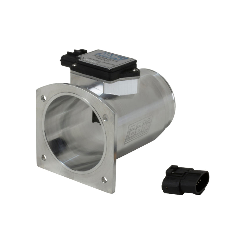 BBK 94-95 Mustang 5.0 Mass Air Meter 76mm 24 lb Inj. Factory Air Box Calibration CNC Billet Housing