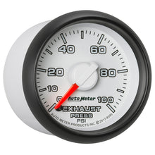 Laden Sie das Bild in den Galerie-Viewer, Autometer Factory Match Exhaust Pressure Gauge 2-1/16in 0-100 PSI FSE Dodge