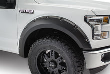 Charger l&#39;image dans la galerie, Bushwacker 15-17 Ford F-150 Styleside Pocket Style Flares 4pc 67.1/78.9/97.6in Bed - Black