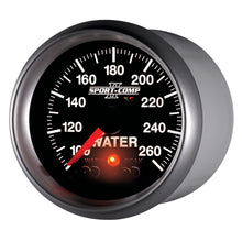 Laden Sie das Bild in den Galerie-Viewer, Autometer Sport-Comp II 52.4mm 100-260 Deg F Water Temp Peak &amp; Warn w/ Electronic Control Gauge