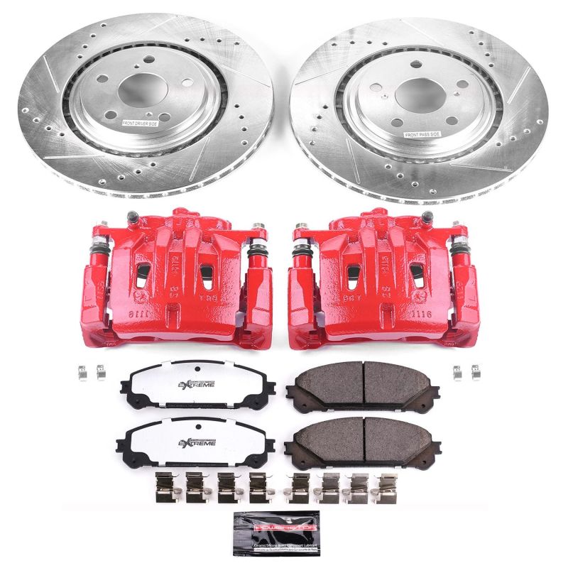 Power Stop 10-15 Lexus RX350 Z36 Truck and Tow Kit w/ Calipers - Front