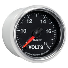 Laden Sie das Bild in den Galerie-Viewer, Autometer GS Series 2-1/16in Voltmeter 18V Electrical Gauge Full Sweep