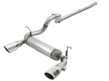 Cargar imagen en el visor de la galería, aFe Rebel Series 2.5in 409 SS Cat-Back Exhaust w/ Polished Tips 18-19 Jeep Wrangler (JL) V6 3.6L