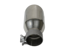 Cargar imagen en el visor de la galería, aFe MACH Force-Xp Univ 304 SS Double-Wall Clamp-On Exhaust Tip - Polished - 3in Inlet - 4.5in Outlet