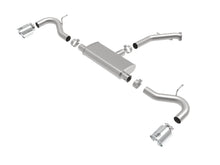 Laden Sie das Bild in den Galerie-Viewer, aFe Takeda Series 2.5in 409 SS Axle-Back Exhaust System Polished 18-20 Hyundai Elantra GT L4-1.6L(t)