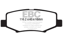 Cargar imagen en el visor de la galería, EBC 06-11 Dodge Nitro 3.7 Ultimax2 Rear Brake Pads