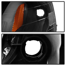 Load image into Gallery viewer, Xtune Honda Civic 99-00 Amber Crystal Headlights Black HD-JH-HC99-AM-BK