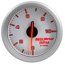 Carica l&#39;immagine nel visualizzatore di Gallery, Autometer Airdrive 2-1/6in Tachometer Gauge 0-10K RMP - Silver