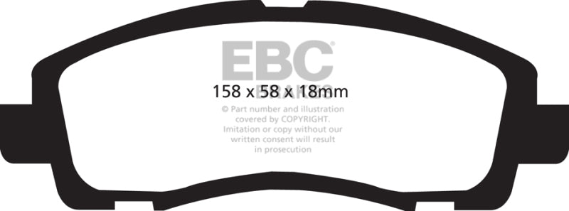 EBC 09-14 Acura TL 3.5 Ultimax2 Front Brake Pads