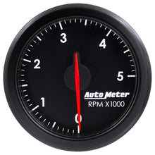 Carica l&#39;immagine nel visualizzatore di Gallery, Autometer Airdrive 2-1/6in Tachometer Gauge 0-5K RPM - Black