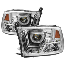 Carica l&#39;immagine nel visualizzatore di Gallery, xTune Dodge Ram 2009-2014 Halo LED Projector Headlights - Chrome PRO-JH-DR09-CFB-C