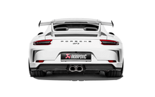 Laden Sie das Bild in den Galerie-Viewer, Akrapovic 2018 Porsche 911 GT3 (991.2) Slip-On Race Line (Titanium) w/Header/Tail Pipes