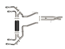 Cargar imagen en el visor de la galería, aFe Vulcan Series 2.5in 304SS Cat-Back Exhaust 2021+ Jeep Wrangler 392 6.4L w/ Polished Tips