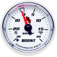 Carica l&#39;immagine nel visualizzatore di Gallery, Autometer C2 52mm 30 in hg/20 PSI Mechanical Boost Vacuum Gauge