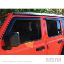 गैलरी व्यूवर में इमेज लोड करें, Westin 2018-2019 Jeep Wrangler JL Unlimited Wade Slim Wind Deflector 4pc - Smoke